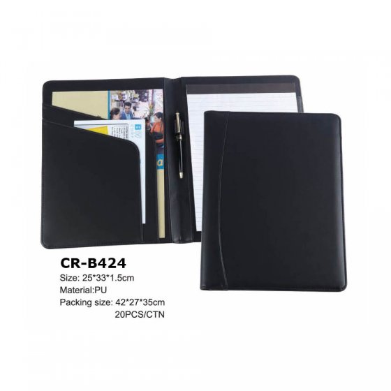 CR-B424 Leather Oxford Classic Personalized Simple File Folder