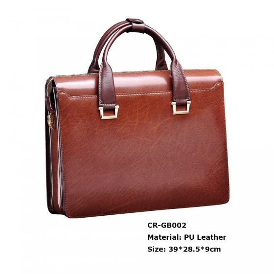 CR-GB002 Mens Leather Laptop Handbag Messenger Bags Business Briefcase