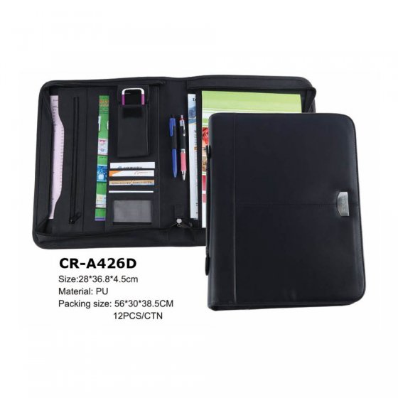 CR-A426D Men Gender and Hard Bag Type PU leather briefcase type Portfolio