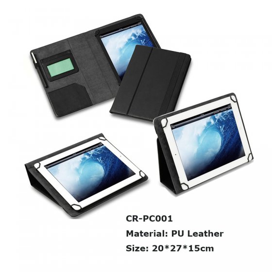 CR-PC001 PU Leather Adjustable Tablet Case to Fit a Variety of Models