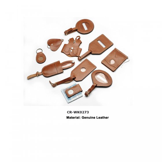 CR-WK0273 Genuine Leather Luggage Tag