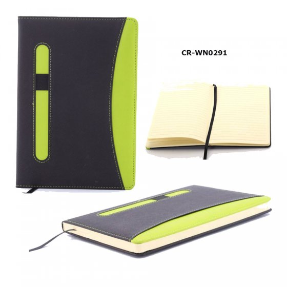 CR-WN0291 PU Leather 80sheets Office Business Notebook