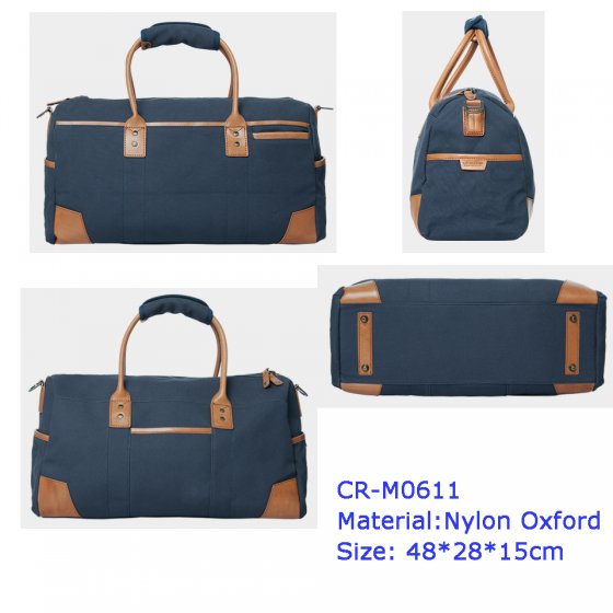 CR-M0611 Nylon Oxford Bag Mens Luggage Suitcase Travel Duffle Bag Hiking Bag