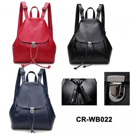 CR-WB022 Hot sale Outdoor School Bag Designer Handbags with Tassels Backpack Daypack