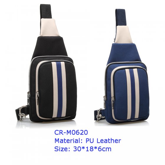 CR-M0620 China Factory Messenger Bags Type Fashion Leather Shoulder Bags Chest Bag for Men