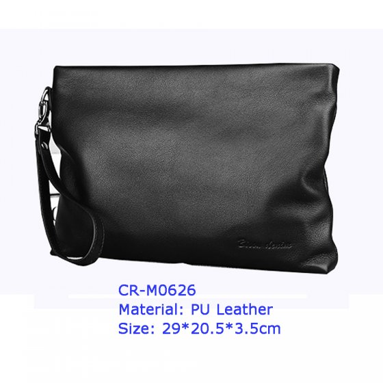 CR-M0626 Mens Synthetic Leather Business iPAD case Wallet Bag Clutch