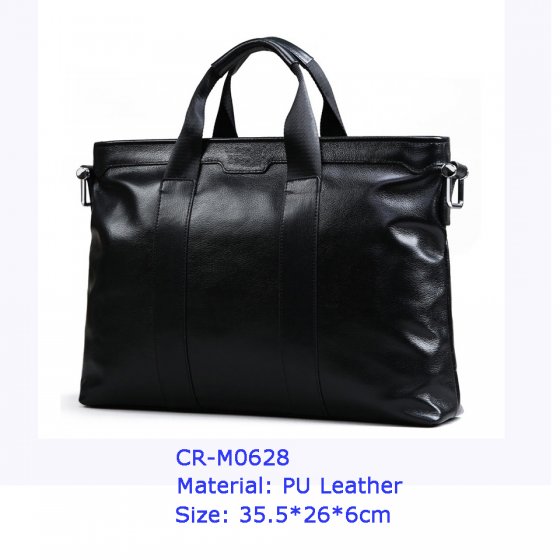 CR-M0628 Men's PU Leather Business Case Briefcase Bag Laptop Bag