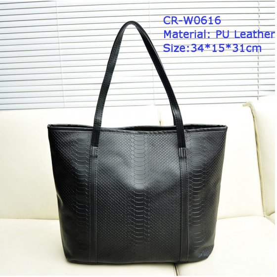 CR-W0616 China Supplier Leather Shoulder Bag Lady Tote Hand Bag Designer