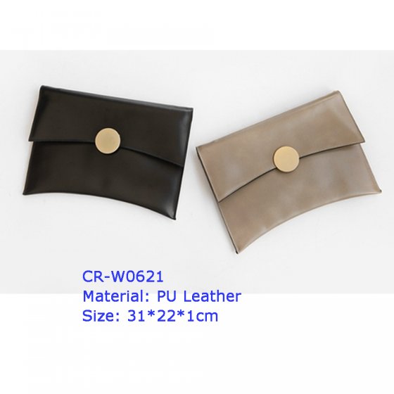 CR-W0621 Women Clutch Bag Leather Purse Wallets Evening Bag