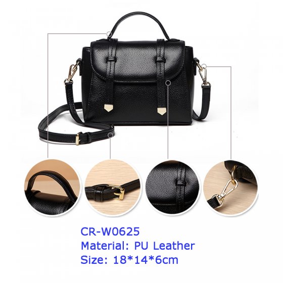 CR-W0625 Fashion Bags Lady Handbag Wholesale Leather Casual Bag Crossbody Satchel