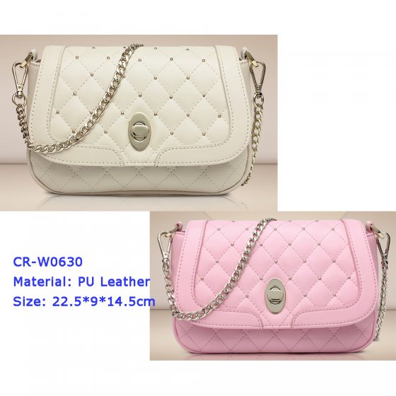 CR-W0630 Small Sachets High Quality Sweet Pretty Purse Crossbody Bag with Metal Strap