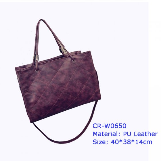 CR-W0650 Classic Argyle Handbag Shoulder Bag Tote Bag